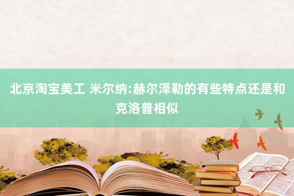 北京淘宝美工 米尔纳:赫尔泽勒的有些特点还是和克洛普相似