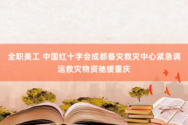 全职美工 中国红十字会成都备灾救灾中心紧急调运救灾物资驰援重庆